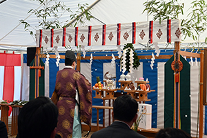 写真：式典の様子