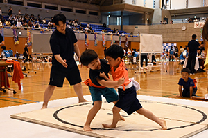 写真：わんぱく相撲浦安場所の様子