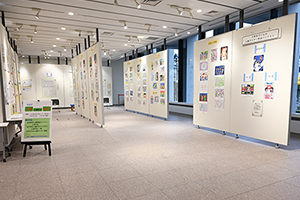 写真：会場の展示の様子