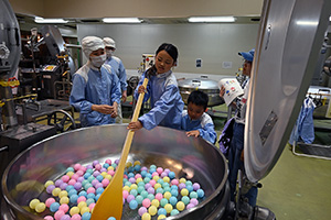 写真：調理体験の様子