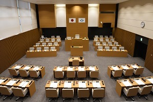 写真：議場