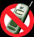 携帯電話の通話禁止のマーク