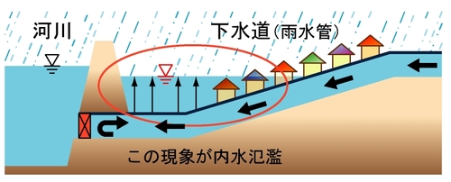 水 氾濫 と は 内