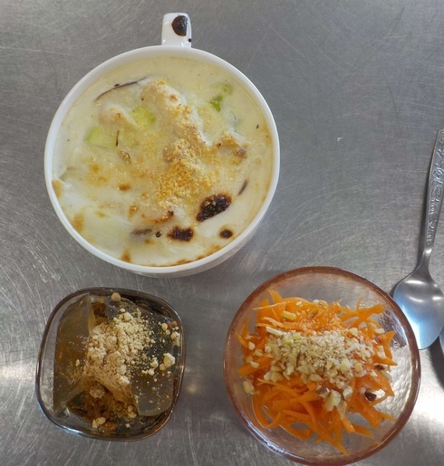 調理実習メニューの写真