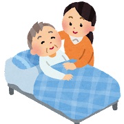 插图：使用床的介护