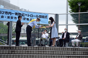 写真：表彰の様子