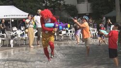 写真：夢海の街団地自治会の夏祭りの様子