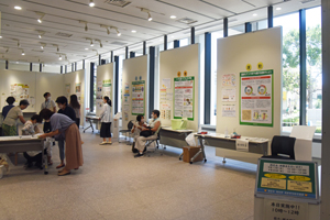 写真：会場の展示の様子