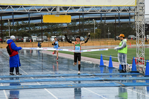 写真：見事1位でゴールした選手