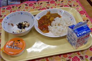 写真：4月19日の給食