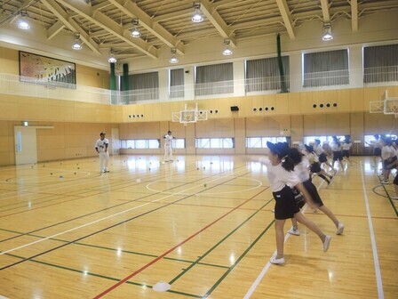 東小学校での活動の様子