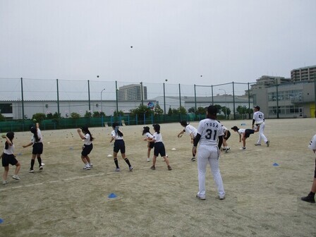 日の出南小学校での取り組みの様子