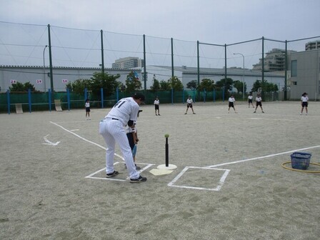 日の出南小学校での取組の様子