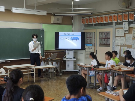 租税教室の様子
