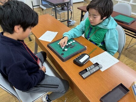 第2回オセロクラブの様子