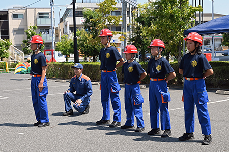 写真：決意の一言を話す選手たち