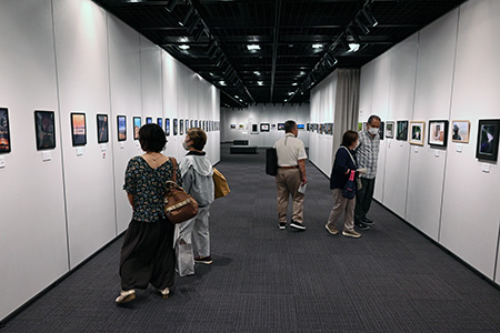 写真：写真展の展示の様子