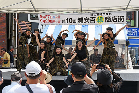 写真：ヒップホップダンスの様子
