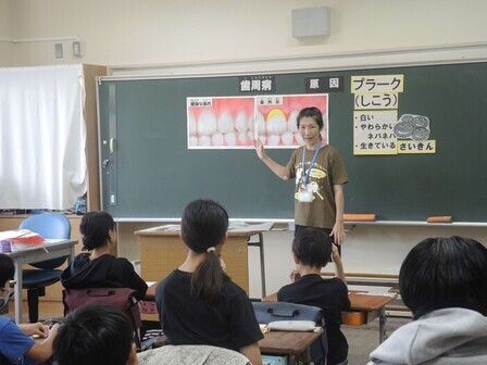 「歯のすこやか教室」の様子