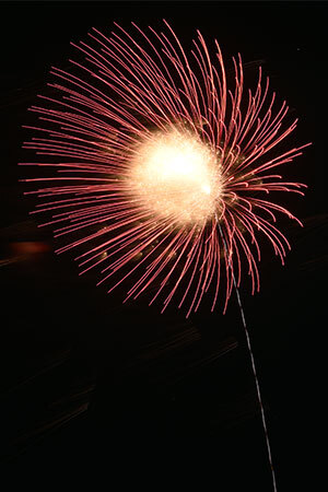 写真：花火