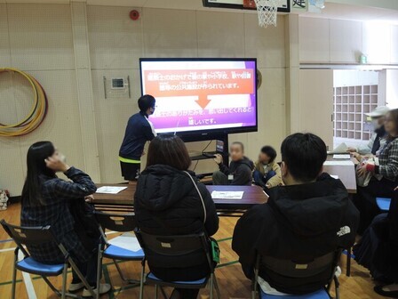 6年生の発表の様子