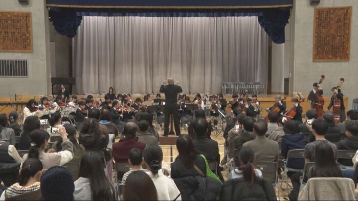 写真：明海中・明海南小創立20周年記念イベントの様子