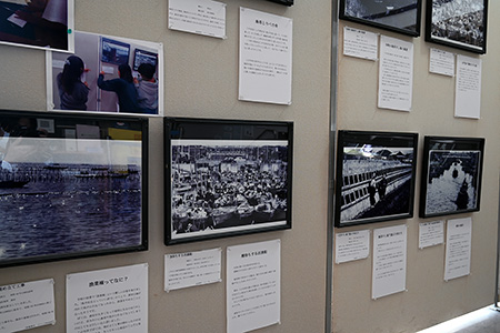 ジュニア学芸員がキャプションを制作したパネル写真