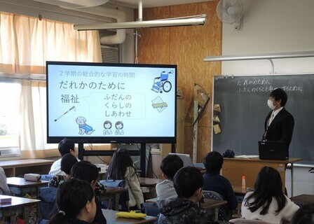 見明川小の授業の様子（1）