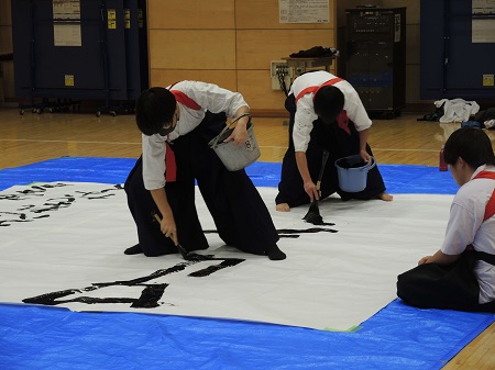 書道パフォーマンス