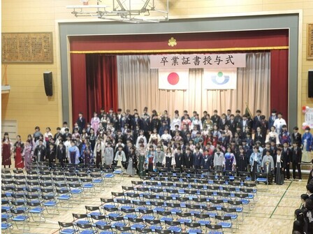 門出の言葉の様子