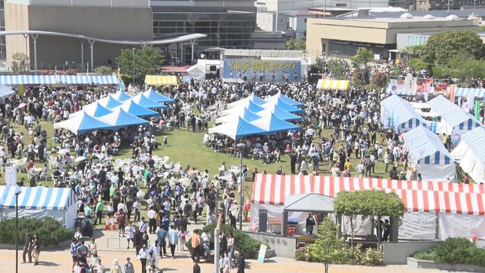 写真：市民まつりのようす