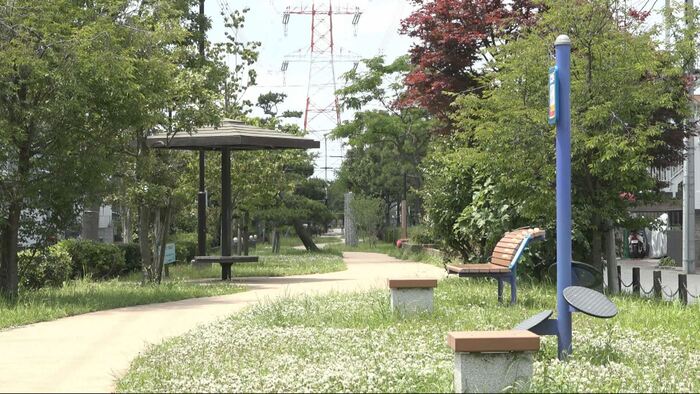 初夏を感じる　しおかぜ緑道の風景