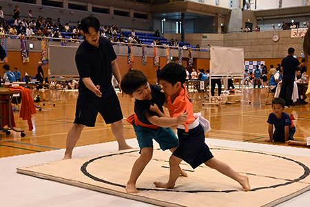 写真：白熱した取組がたくさんありました