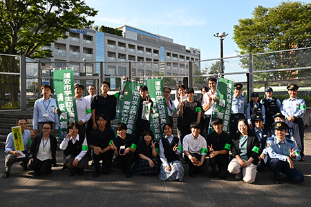 写真：キャンペーンの参加者