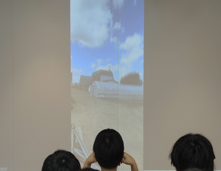 別の作物を育てているビニールハウス