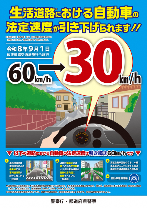 交通安全啓発ポスター