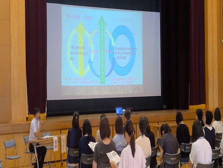 市教育委員会による園小中連携・一貫教育に関する講演