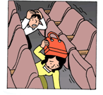 イラスト:劇場や映画館にいるとき