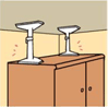 イラスト:ポール式器具