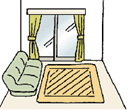 イラスト:安全な空間を確保